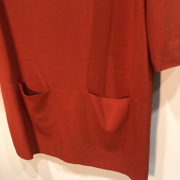 THE ROW Essentials Marina Orange Shift Dress, 10 - Picture 2 of 5